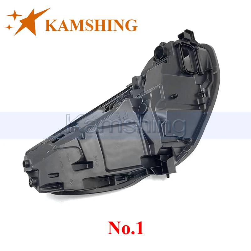 

CAPQX Front Headlight Base Cover For Tesla Model 3 Model Y 2019-2023 Head Lamp Rear Shell Head Light Back Lid