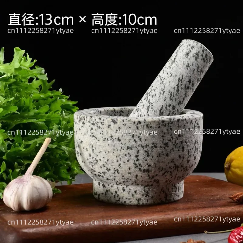 Large Mortar And Pestle Set For Grinding And Mashing Spices Chili Medicine - Home And Commercial Grade Crusher Pestle Tool