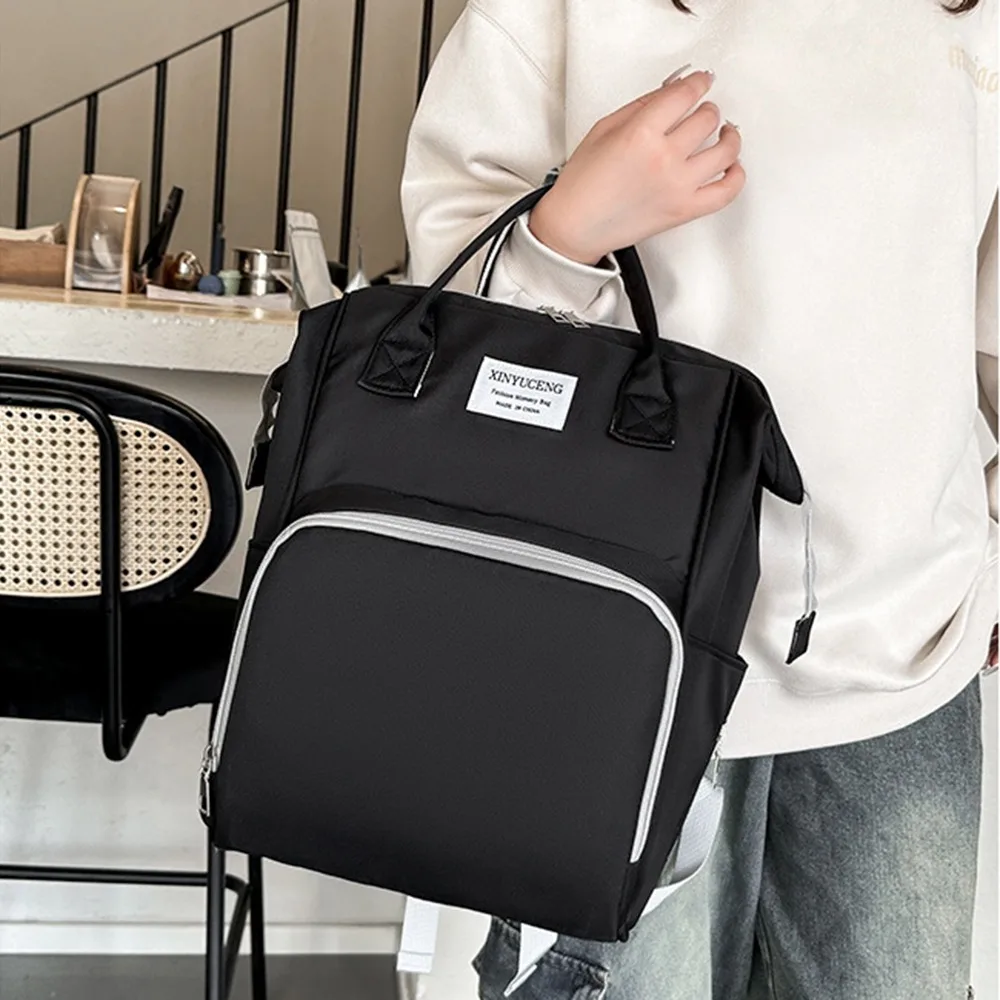 

Multifunctional Mommy Backpack Oxford Cloth Large Capacity Baby Diaper Bag Wear-resistant Portable Mommy Shoulder Bag Baby