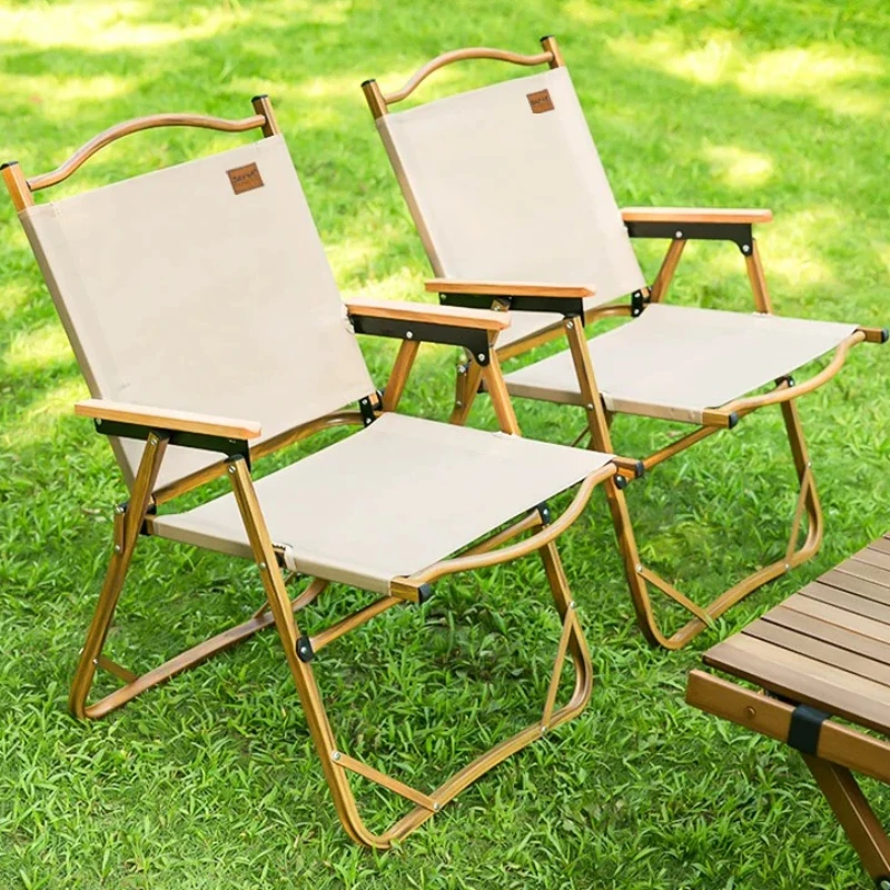 Patio Cheap Outdoor Chairs Deck Balcony Support High Quality Outdoor Chairs Wooden Back Cadeira De Praia Beach Accessories