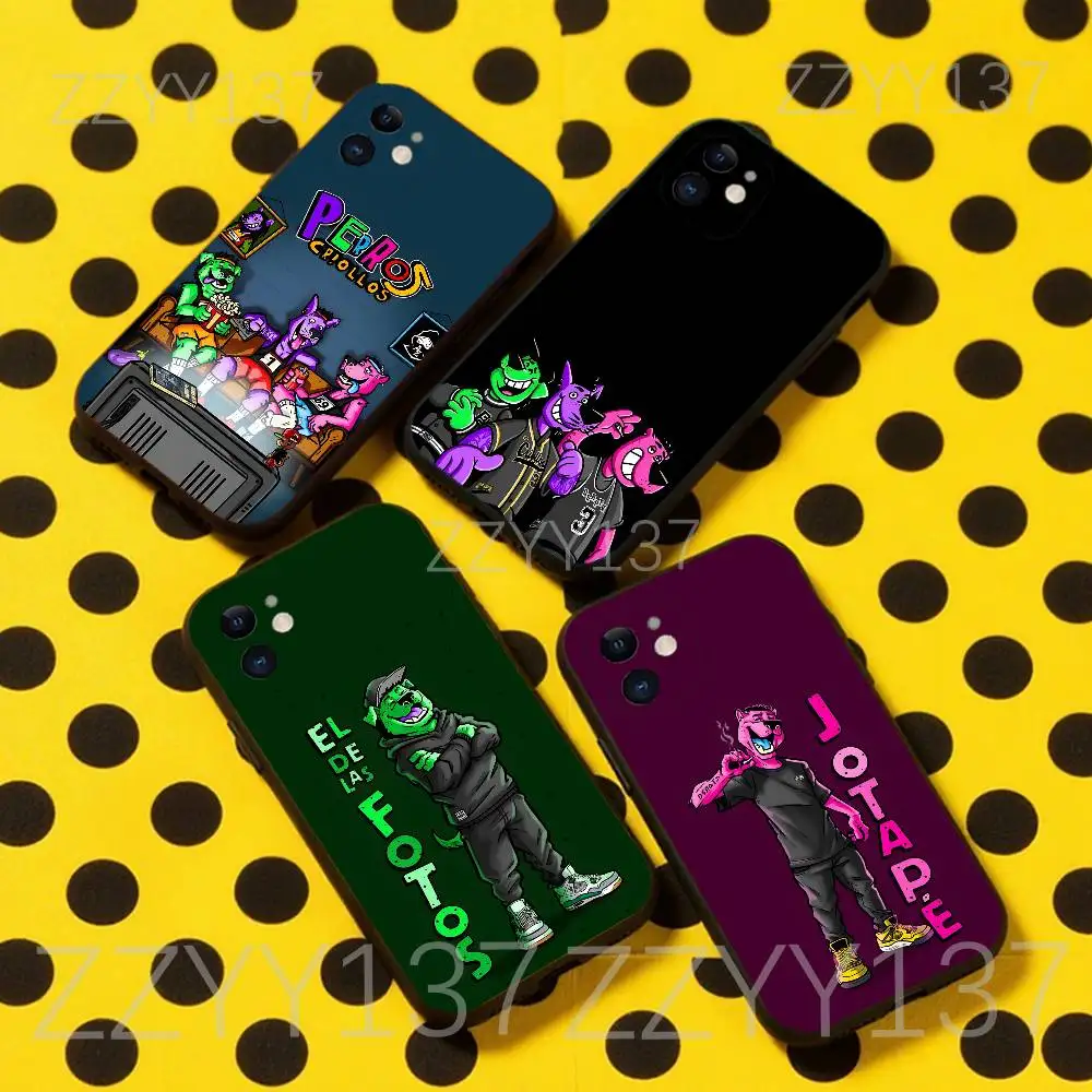 

Perros Criollos Phone Case For iPhone 17,16,15,14,13,12,11,Pro,Max,Plus,Air,X,XS,XR,SE,8,7,Mini,Soft Black Funda