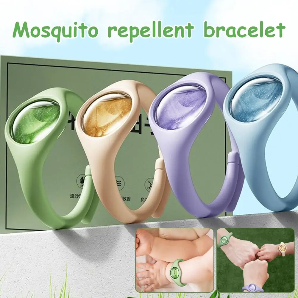 Mosquito Repellent Wristband Summer Outdoor Anti-Mosquito Bracelet for Baby&Kids with Natural Plant Essential Oil Mom&Baby Safe
