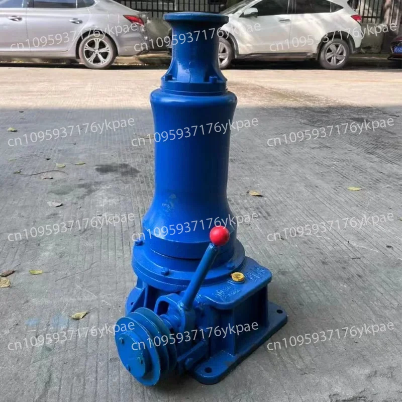 Marine Machinery Anchor Crane 1 Ton Cast Iron Vertical with Clutch Pulley Directly Connected To The Lifting Net Trawl Reel