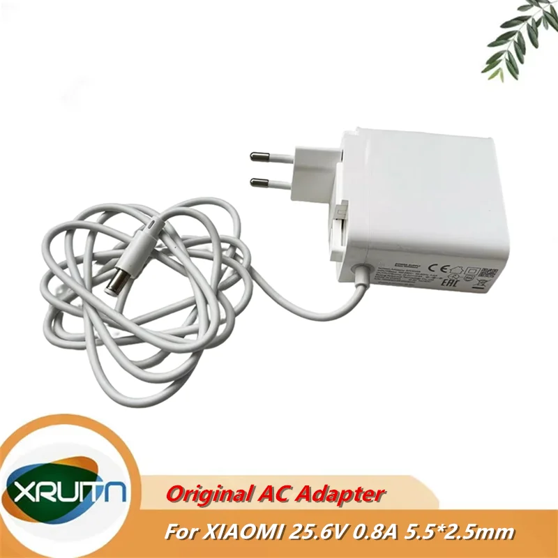 Genuine BTC01RR Power Supply for MI Xiaomi Mijia Vacuum Cleaner Handheld SCWXCQ01RR Charger 25.6V 0.8A 20.5W AC Adapter Genuine