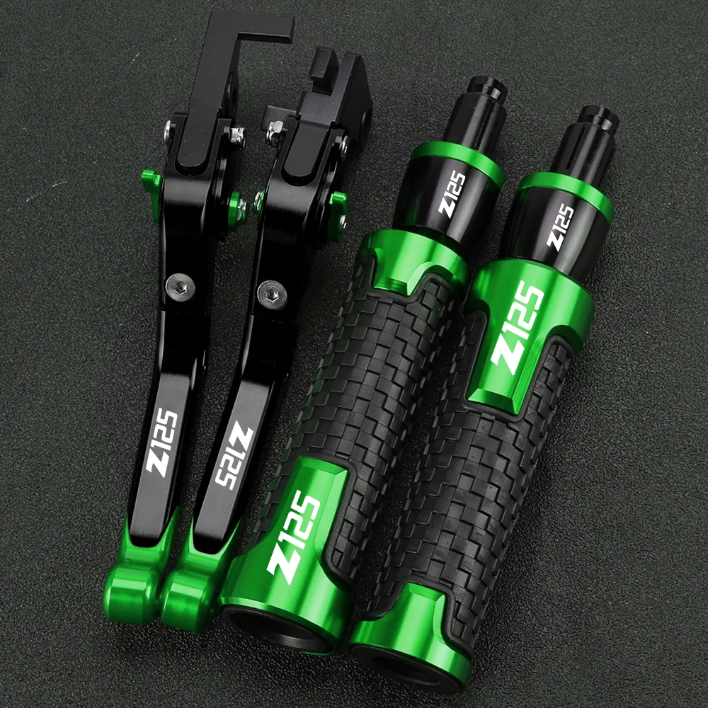 For KAWASAKI Z125 2015 2016 2017 2018 2019 2020 Z 125 Motorcycle Accessories Adjustable Brake Clutch Levers Handlebar Grips Ends