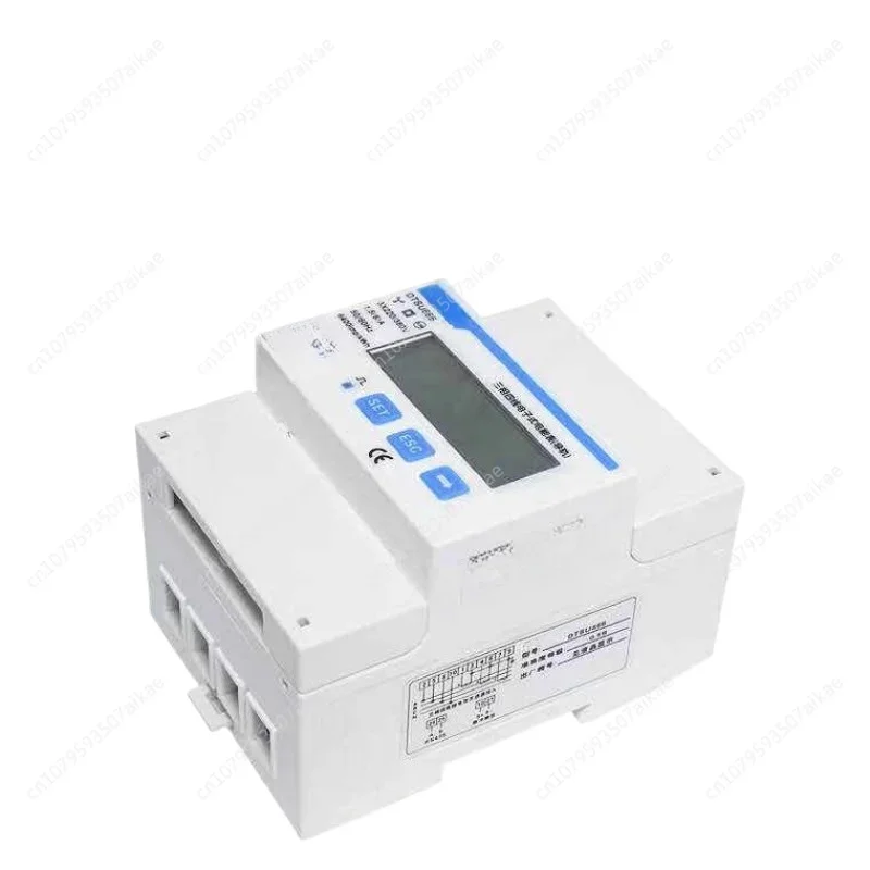 

DTSU666 Однофазный DIN-рейка Modbus RS485 Двунаправленный интеллектуальный счетчик энергии, кВтч, счетчик электрического тока, ваттметр