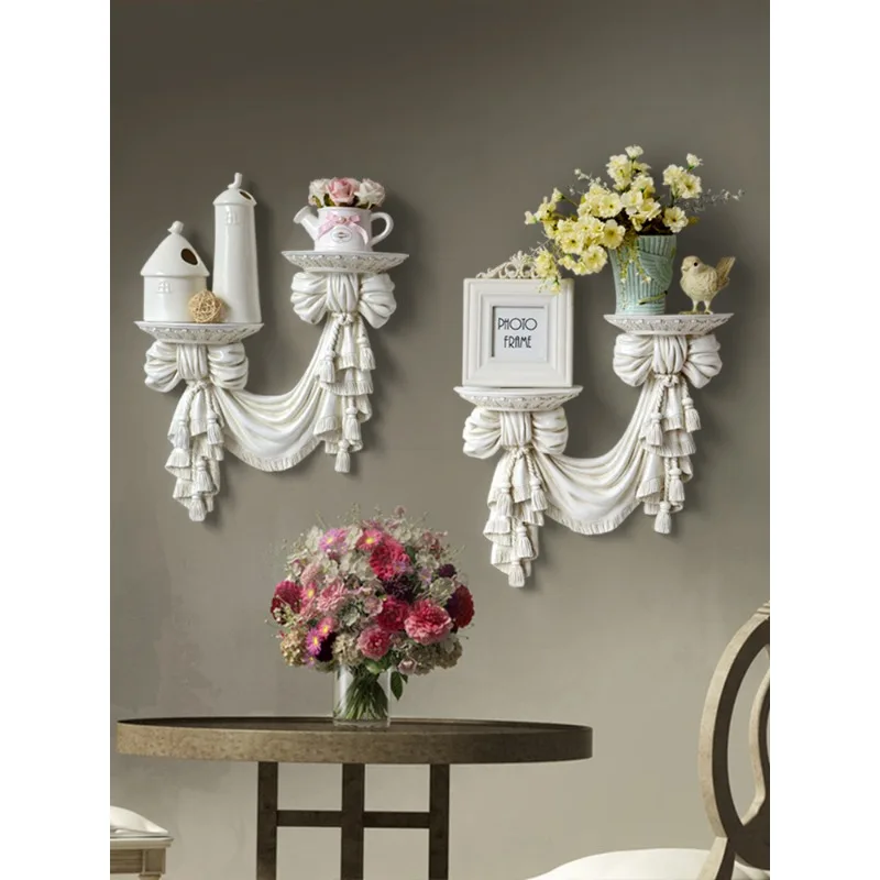 Wall baffle rack, wall shelf hanger