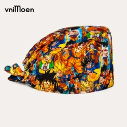 nurse hats anime medical head cap Scrub caps for Women and man work hat pet shop vet Health service cap gorro enfermera