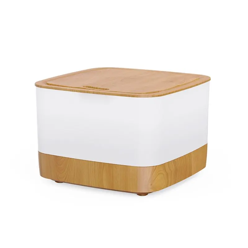 ABBZ-Flame Humidifier Essential Oil Diffuser Air Humidifier With Remote Control 800Ml Aroma Diffuser 7-Color Night Light