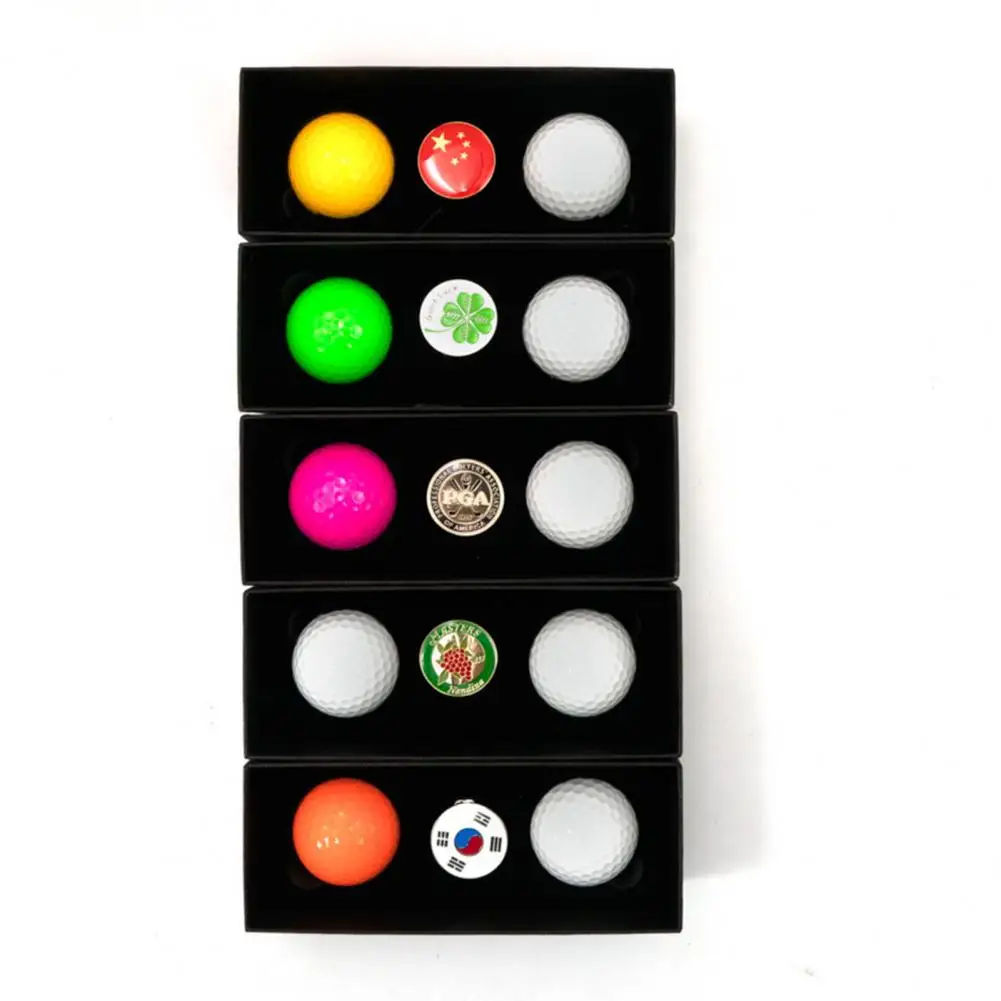 Golf Ball Marker Set Custom Golf Ball Gift Set with Armband Gift Box Personalized Golf Balls for Men Balls Kit for Golfer Ball