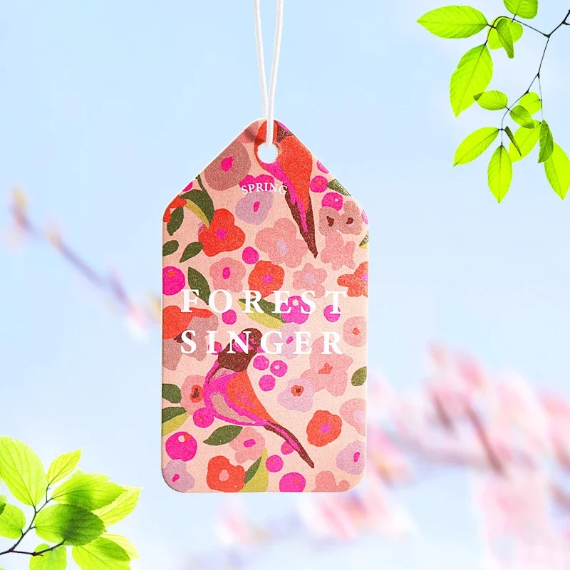 1/3/4/8PCS Car Air Freshener Four Seasons Car Perfume Long-lasting Aromatherapy Fragrance Piece Pendant Car Interior Accessories