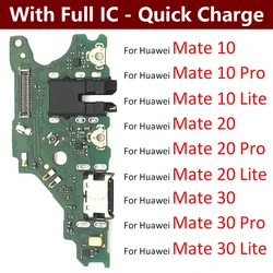 USB Charging Port Board Flex Cable Connector For Huawei Mate 9 10 20 30 Lite Pro Microphone Module