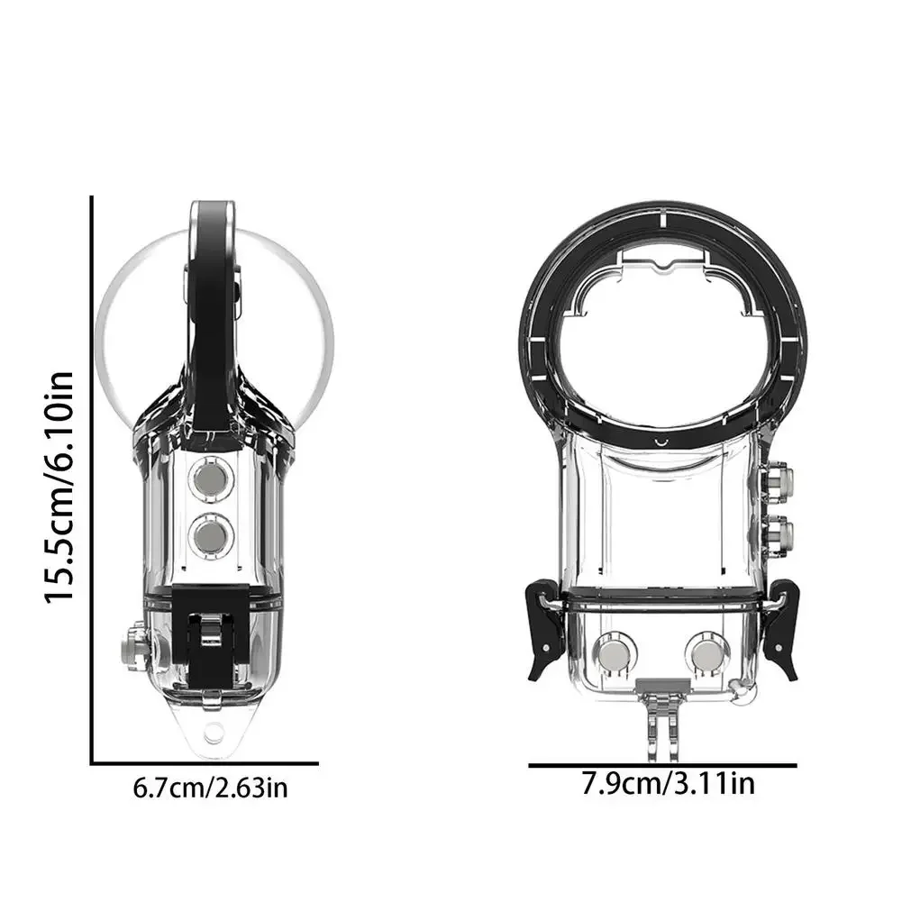 Waterproof Housing for Insta360 X3 Protective Case Sports Camera Dive Case Underwater 40M Cover