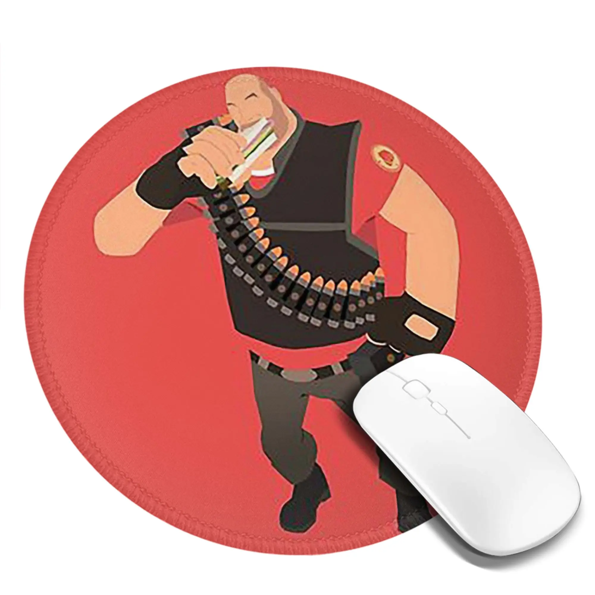 Team Fortress  Heavy Mouse Pad Computer Keyboard Mouse Mat Gamer PC Laptop Desk Mat Office Accessories Table Mats
