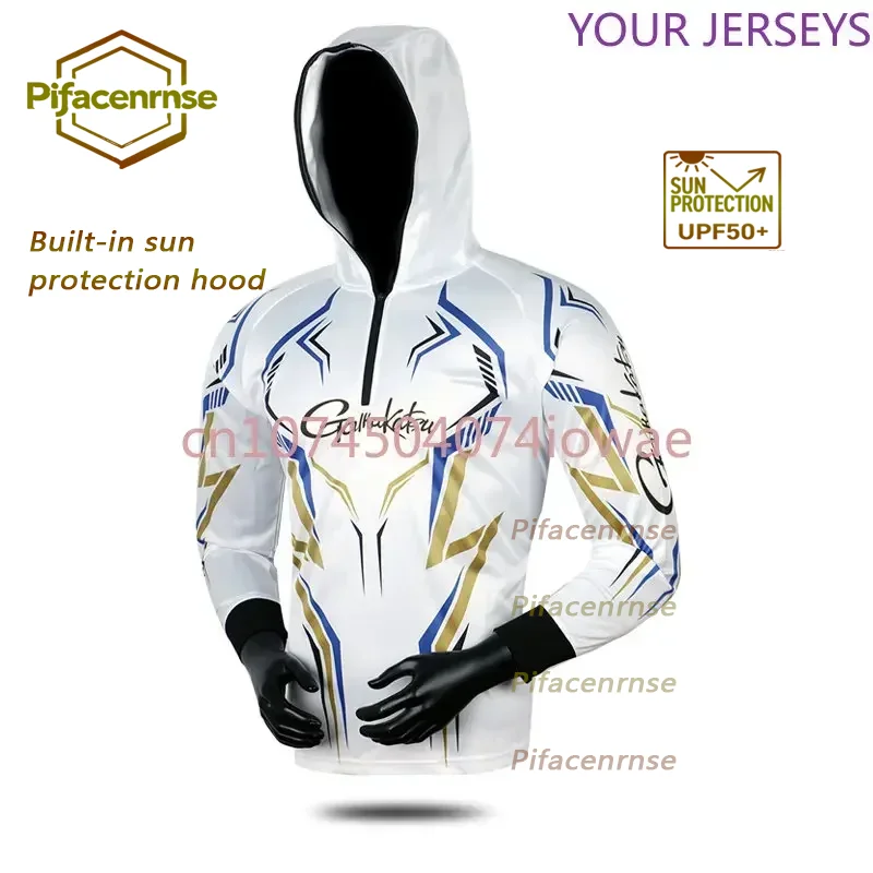 

Men Hoodies Fishing Clothing Long Sleeve Outdoor Breathable Fishing Shirts Anti UV Quick Dry Cycling Hiking Clothes Camisa