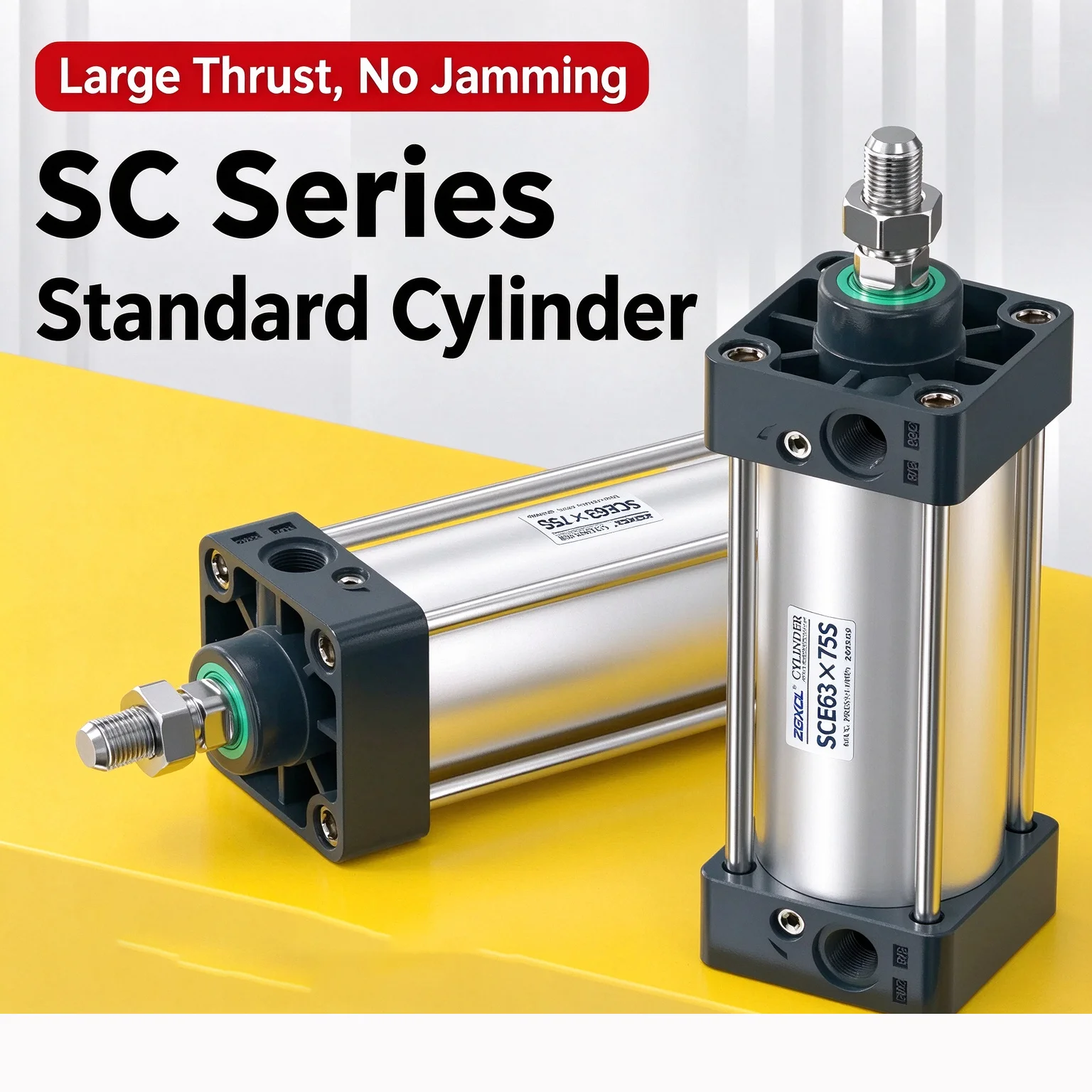AIRTAC Original SC Standard Cylinder SC50 Stroke 25 50 75 100 125 150 175 200 250 300 350 400 450 500 600 700 800 900 1000