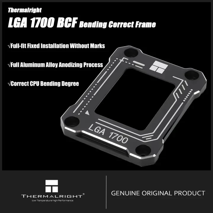 Thermalright Aluminum LGA1700-BCF Intel12 Generation CPU Bending Correction Fixing Buckle Frame 1700 ILM Bending Correct Frame