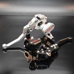 Motorcycle Brake Pump Front Master Cylinder Hydraulic Brake Lever Right For Dirt Pit Bike ATV Quad Moped Scooter Buggy Go Kart