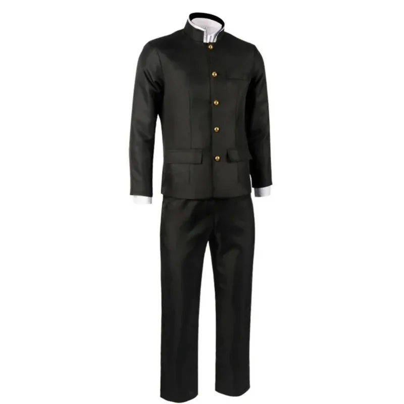 يوشيدا هيروفومي أنيمي بالمنشار رجل أسود Imbibé لعرض أنيمي، شعر مستعار أسود ريك، شعبي #3