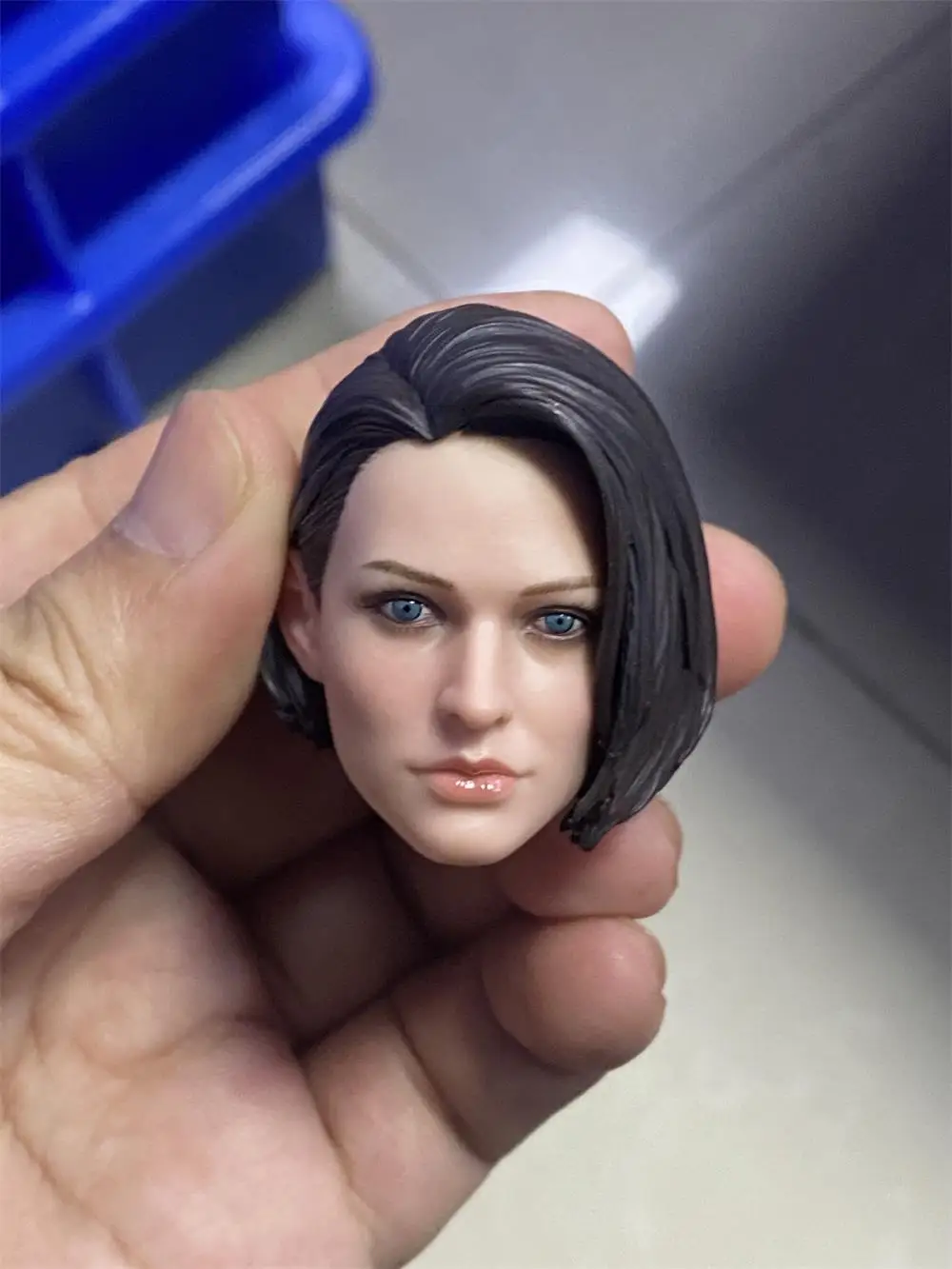 

1/6 Female Residents of the Evil Police Jill Copy Version Head Sculpture Carving Model For 12" Action Figure DIY High Quality