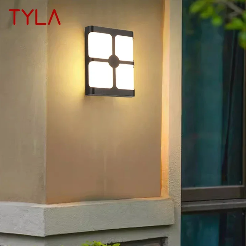 TYLA Contemporary LED Outdoor Wall Lamps Electric Simplicity Waterproof Balcony Hallway Courtyard Villa Gate Hotel