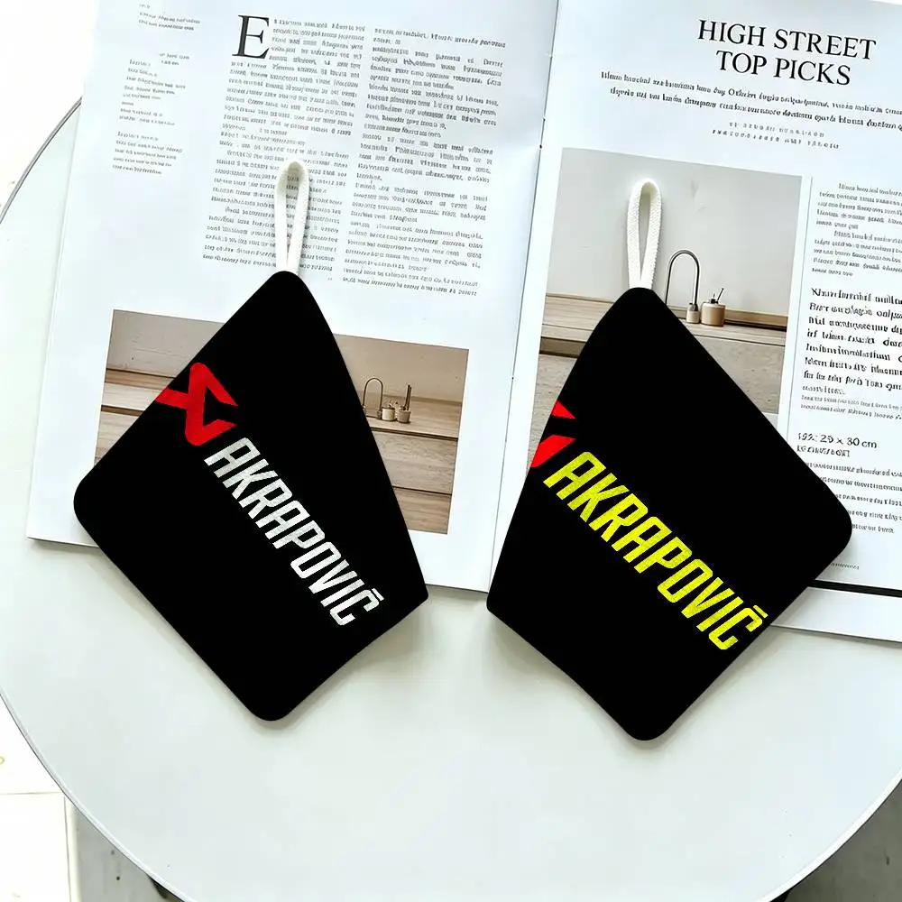 high performance A-AKRAPOVIC exhaust Polyester Cotton Hanging Kitchen Towel, Absorbent Hand Wiping Cloth for Daily Cleaning