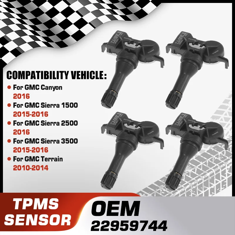 

Car Tire Pressure Monitoring System For GMC Canyon GMC Sierra 1500 GMC Sierra 2500 GMC Sierra 3500 GMC Terrain 22959744 12768826