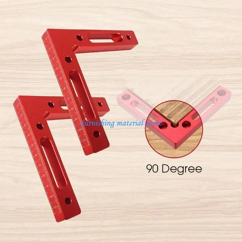 Y5GD 2PCS/Set Woodworking Square Locator Carpenter Posicionamento Ferramentas layout quadrado