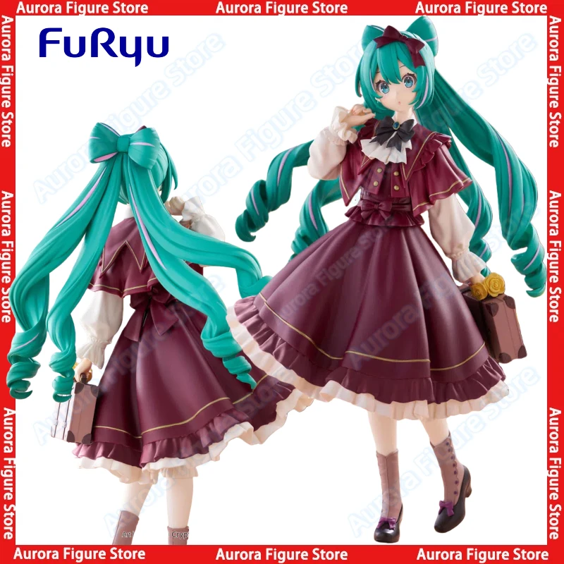 在庫あり-furyu-trio-try-it-初音ミクデスクトップかわいい人形エレガントガールアニメアクションフィギュアおもちゃギフトモデルコレクション