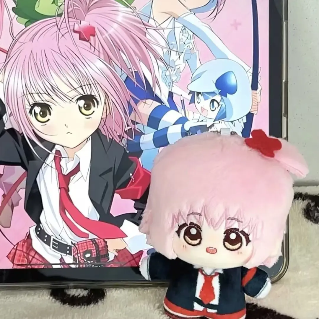 Gevulde 10 cm Anime Shugo Chara Nunu Push Doll Hinamori Amu Tsukuyomi Utau Mashiro Rima Rugzak Hanger Sleutelhanger Kid Xmas Gifts