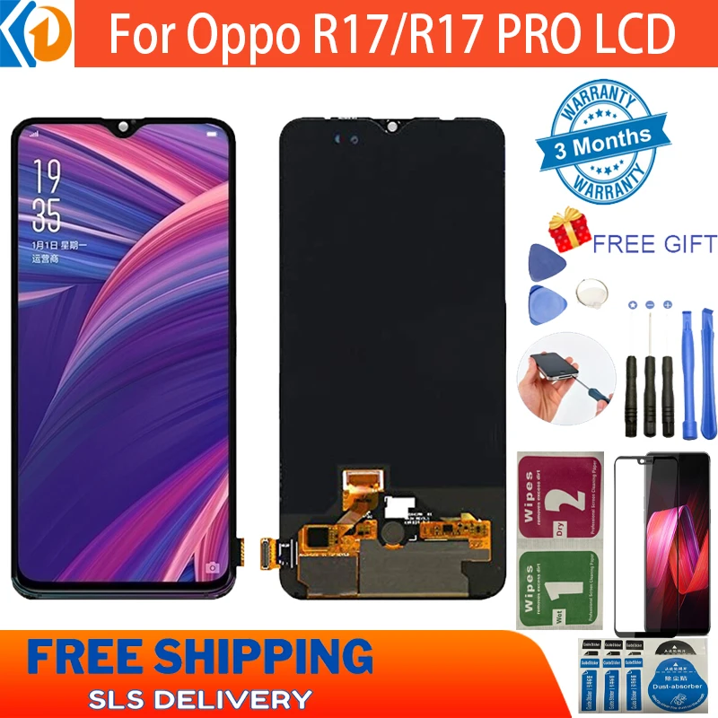 

6.4inch For OPPO R17 CPH1879 LCD Display Screen For OPPO R17 Pro CPH1877 LCD Display Screen Assembly Parts