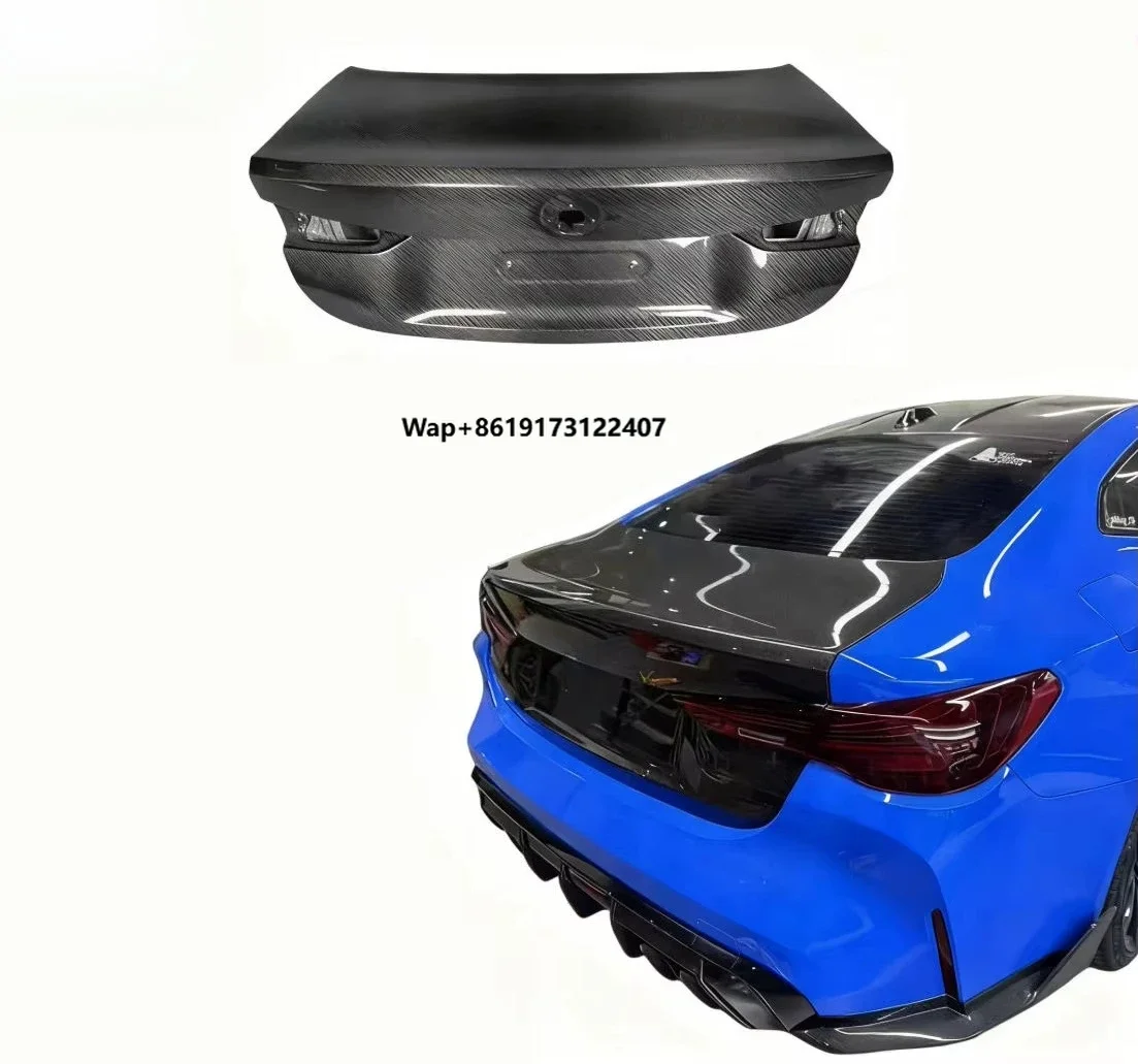 

For 4 Series M4 G22 G82 OEM Style Dry Carbon Fiber Trunk Lid Trunk Cover Body Kit Aerodynamic Kit Perfect Fitment Car
