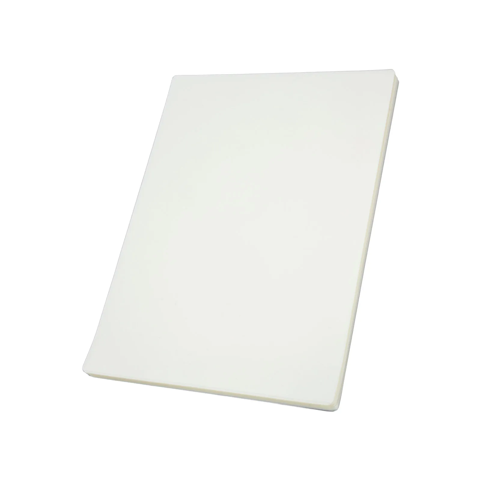 100pcs Clear Plastic Laminating Pouches Dustproof Waterproof Plastic Film Sheets High Transparency Laminating Sheets