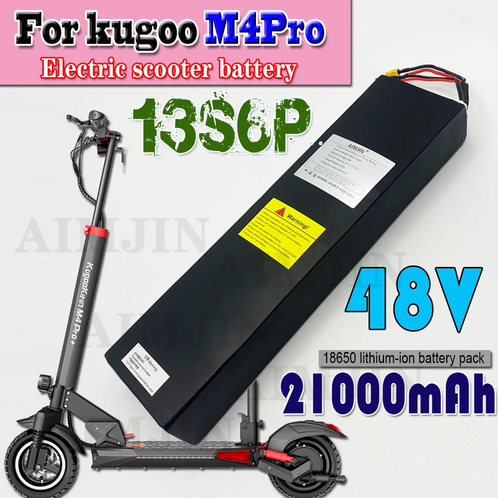 13S6P 48V 21AH High capacity Lithium Battery pack 1008Wh for Kugoo M4 Pro Electric Scooter Battery with BMS