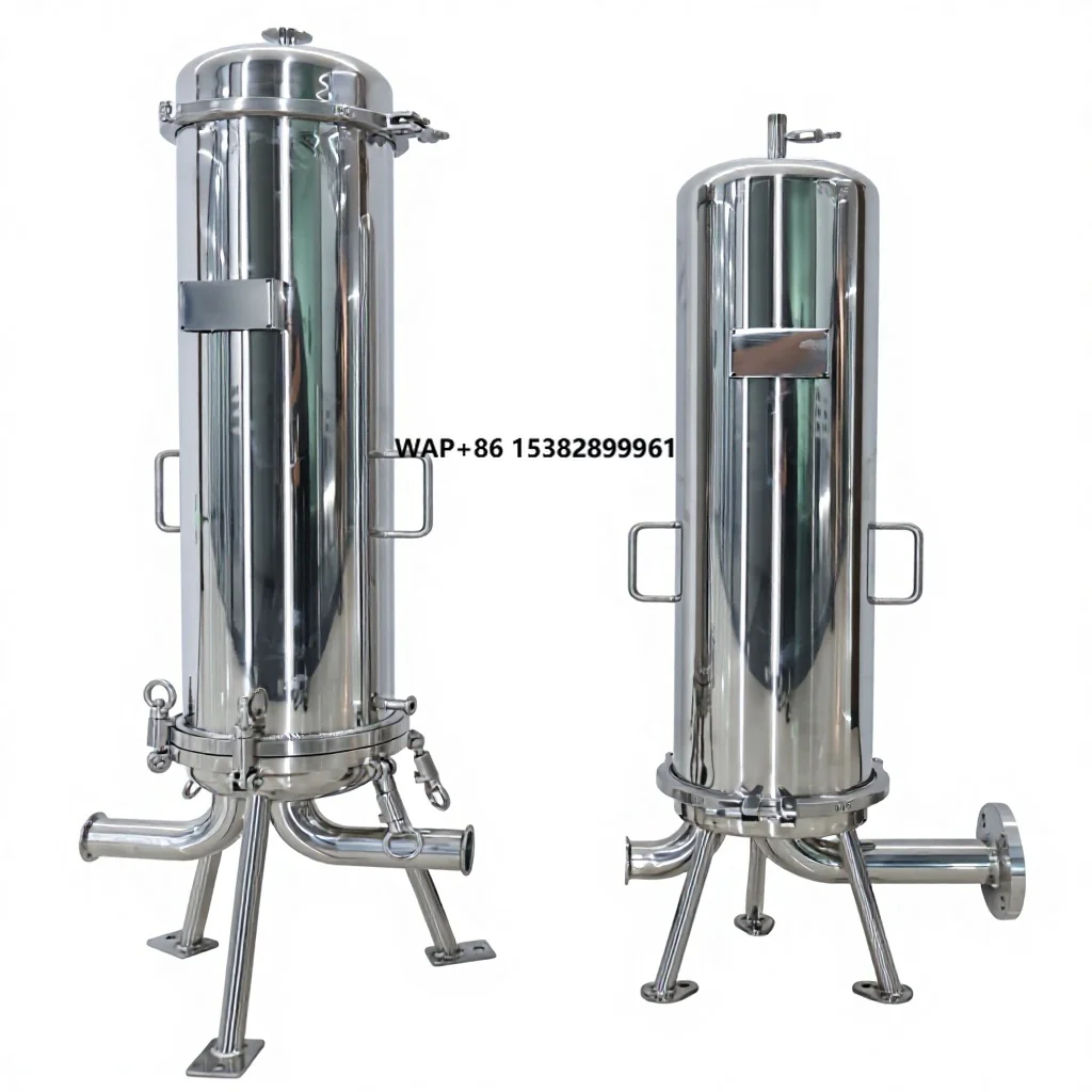 

High Flow Rate Filter Cartridge Housing Stainless Steel Multi-stage Cartridge Filter Housing