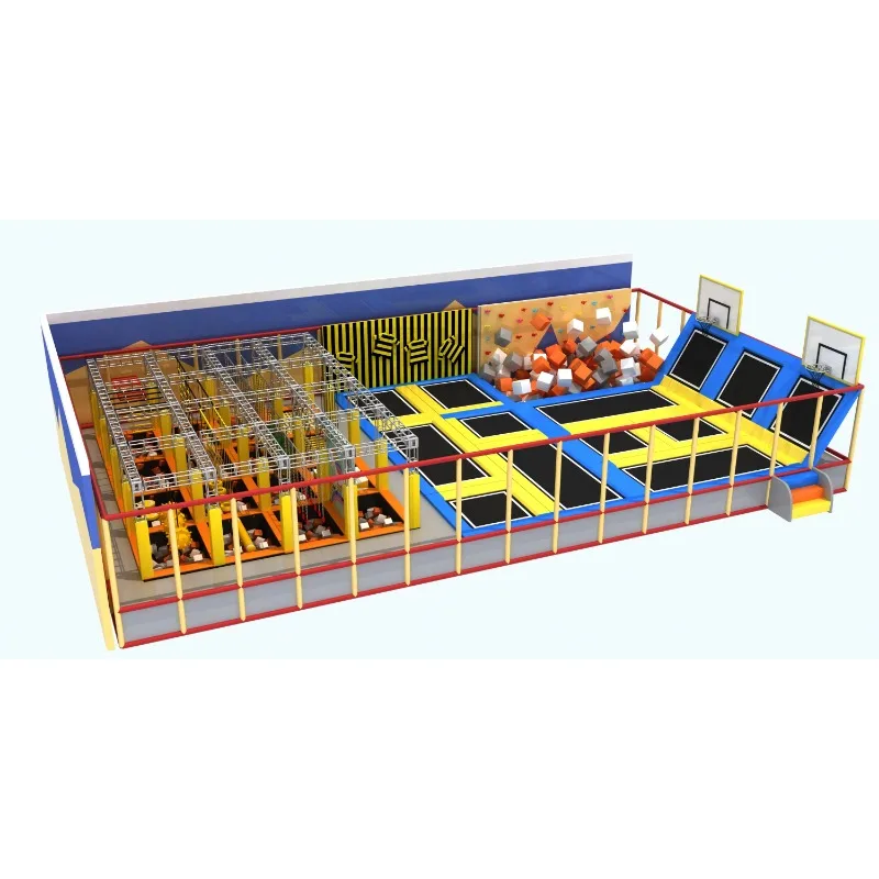 

New Products Hot Sale Children's Soft Game Set Children's Fence Trampoline Jumping Amusement Park Facilities Playground Indoor