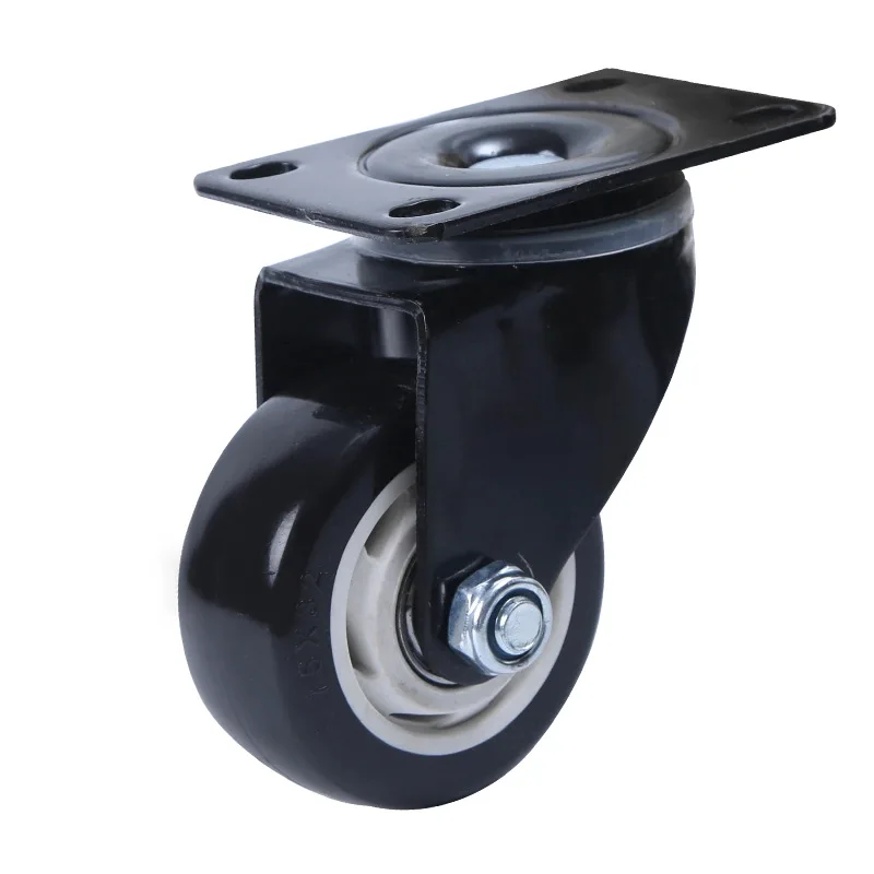 Universal Aluminum Alloy Swing Sliding  Bottom Support Wheel  Wooden Door Anti Falling Wear-resistant Wheels loading 300kg