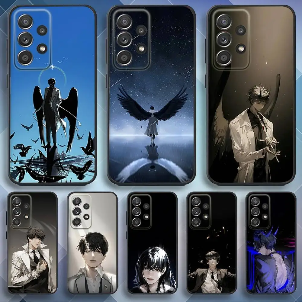 

O-Omniscient Reader Anime Phone Case For Samsung S 25,24,23,22,30,21,10,9,Ultra,Plus,Lite,FE,4,5 G Soft Black Case