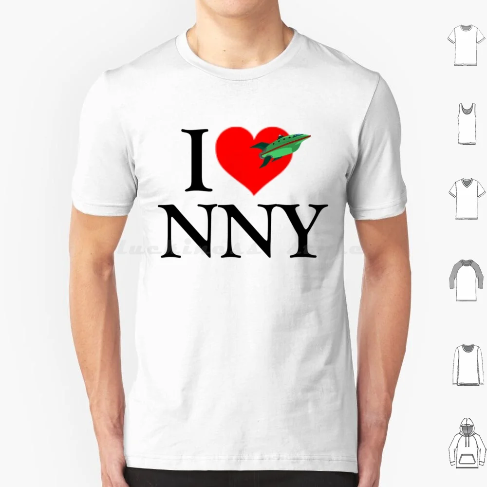 I Love Nny T Shirt Cotton Men Women Diy Print Bender Fry Cartoon Leela Funny Tv Zoidberg Meme Space Comedy Robot Homer The Bart