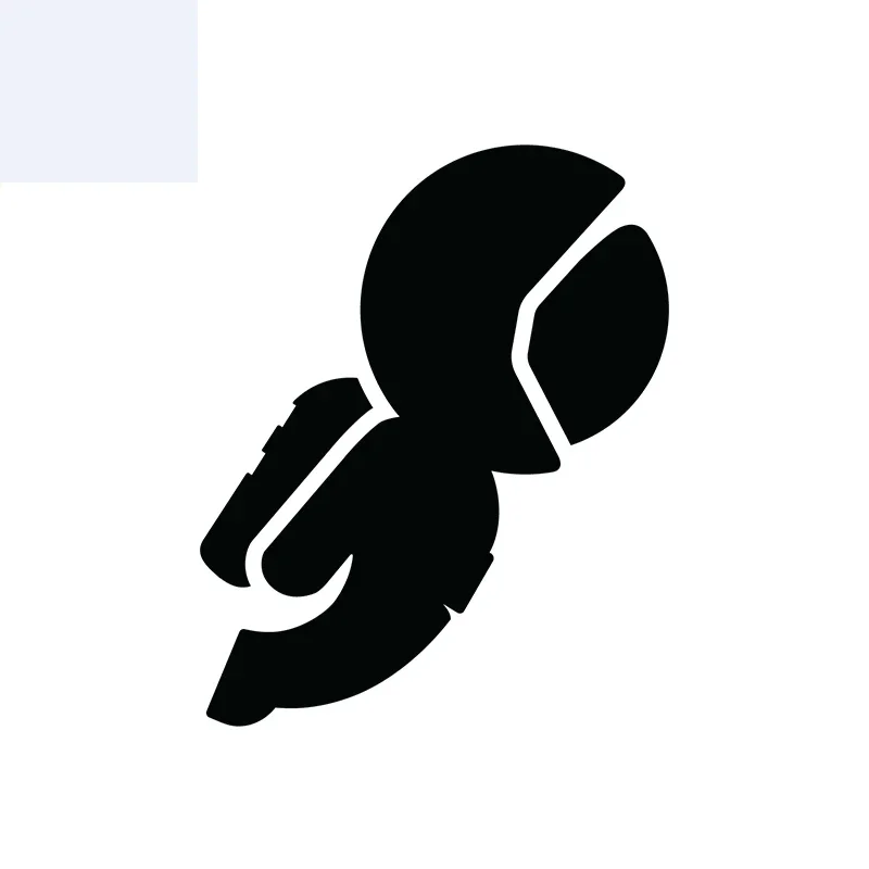 

Interesting Astronaut Car Sticker Decoration Black/white Auto Motorcycles Accessories Waterproof Decal Vinyl,15cm*15cm