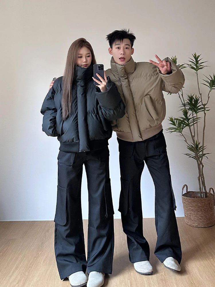 

Cleanfit American Sle ort Хлопковый джет с воротником-стойкой для пар Мужской дизайн Сенсационная весенняя верхняя одежда Теплая подростковая одежда