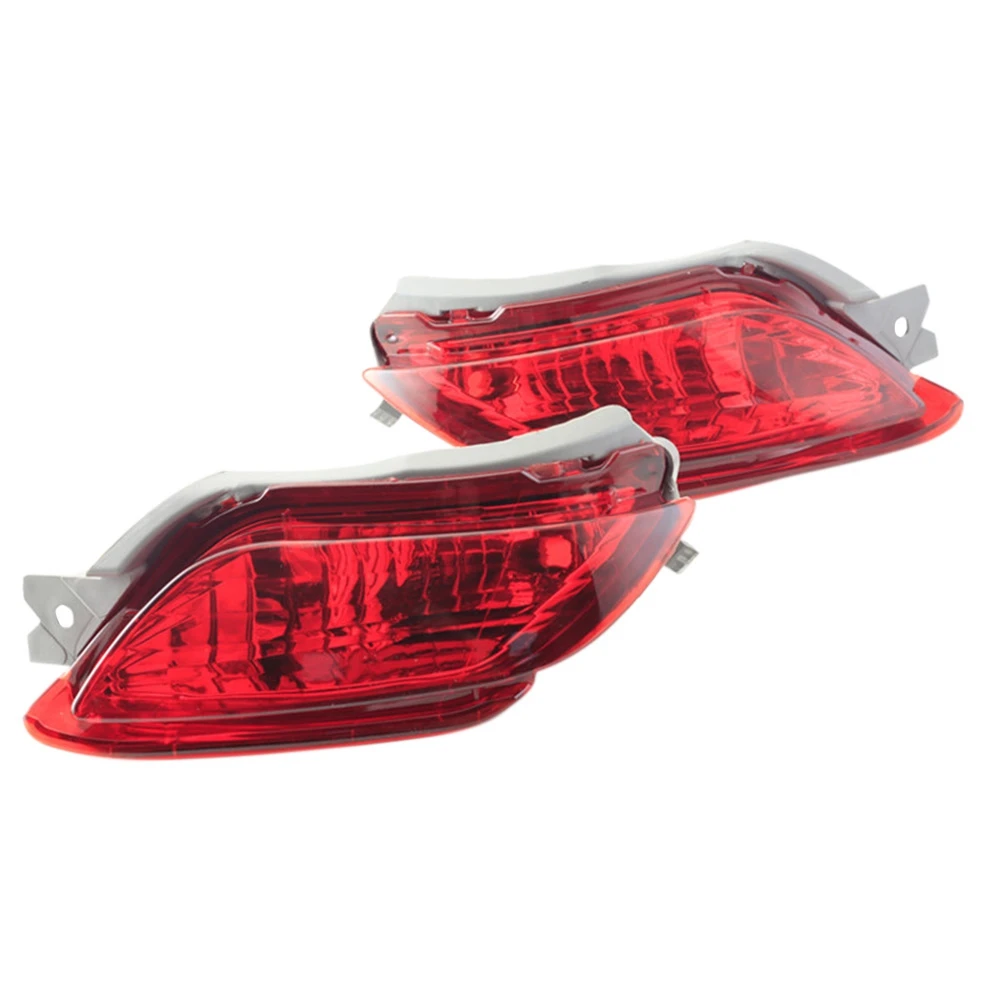 1Pair Car Rear Bumper Fog Light Parking Warning Reflector Taillights for Toyota VIOS NCP93 2008-2013