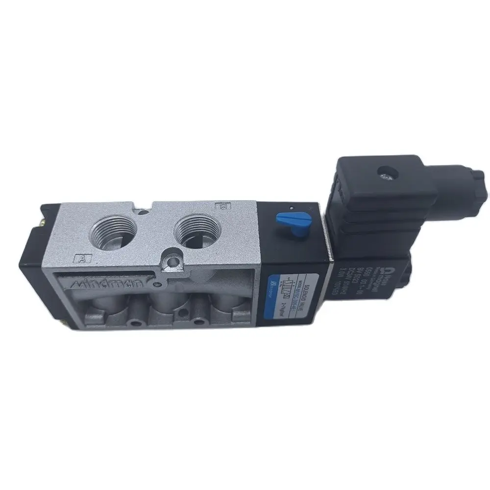 Medium 5 Ports 2 Position MINDMAN MVSC Series MVSC300-4E1 3/8 BSP Thread AC110V Pneumatic Solenoid Valve Electrovalve