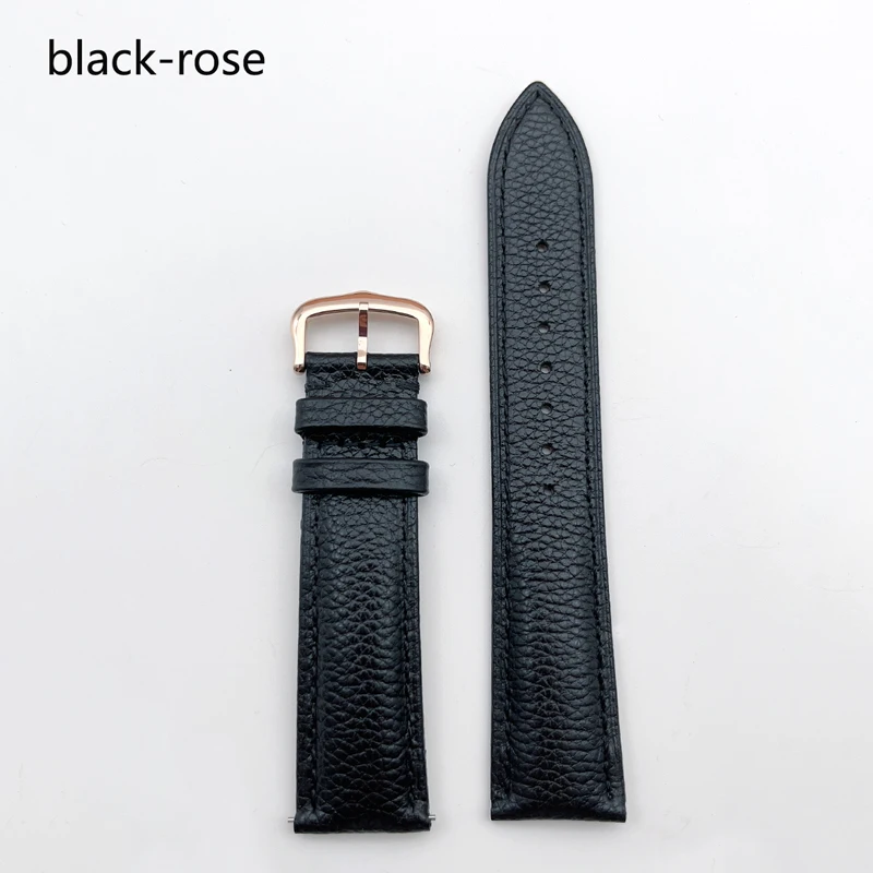 Genuine leather cowhide strap is soft and suitable for Cartier Tank/Solo Must Round Santos strap. Durable bracelet