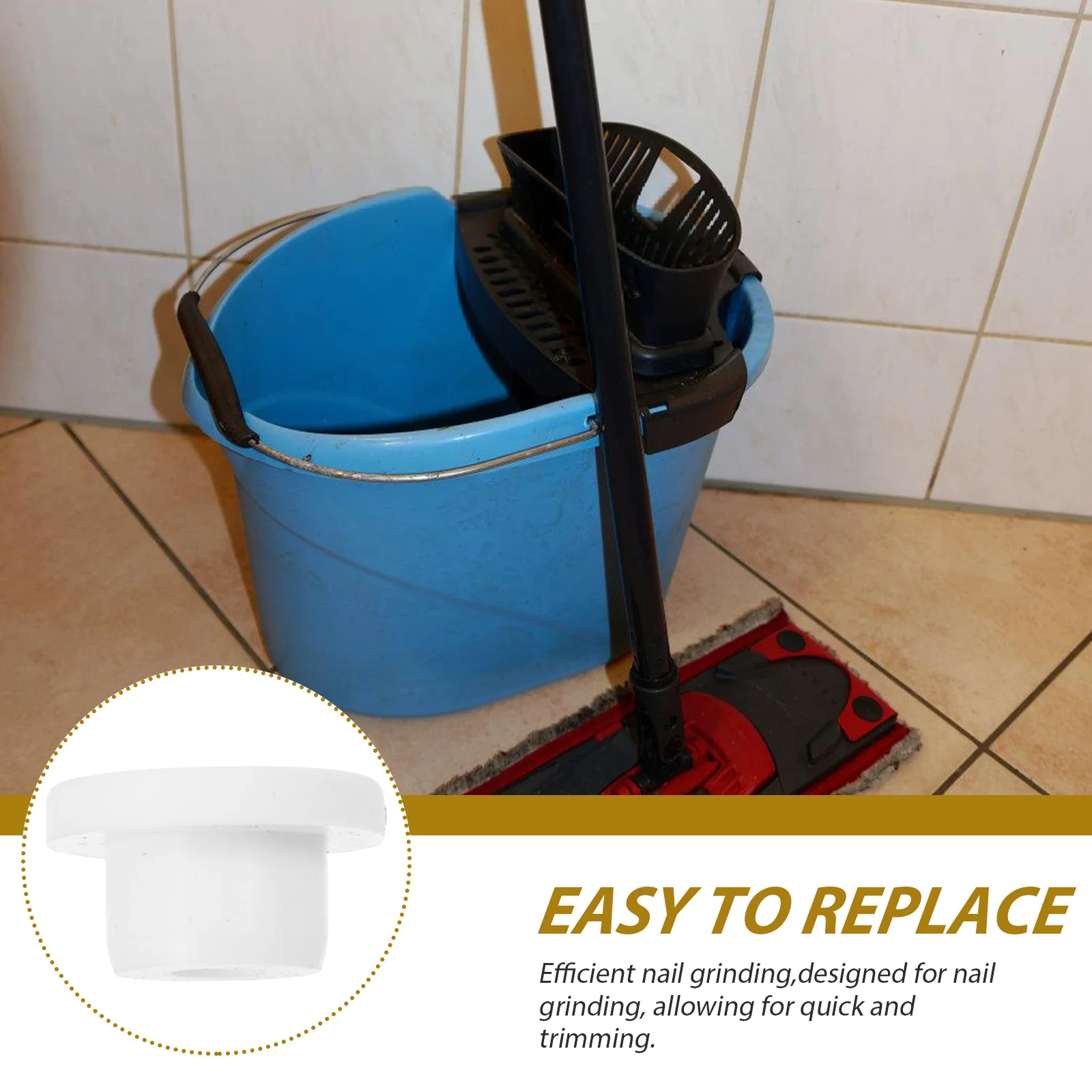 

3Pcs Mop Bucket Drain Plug Rubber Stoppers Replacement Sealing Hole Stopper Leak Proof for Commercial Bathroom Mop Bucket Parts