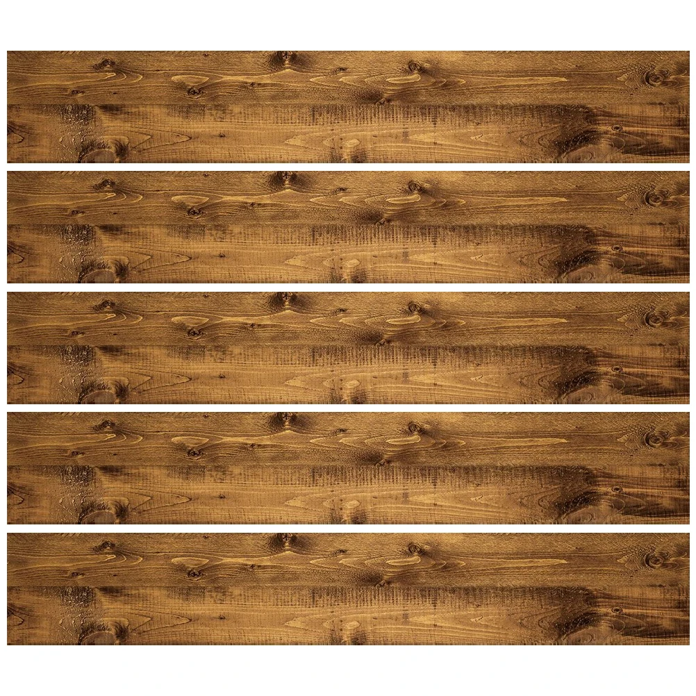 

PVC Wood Grain Peel Stick Floor Tiles Stickers Waterproof Decorative Kitchen Bedroom Office Vinyl Floor Planks Stickers Easy