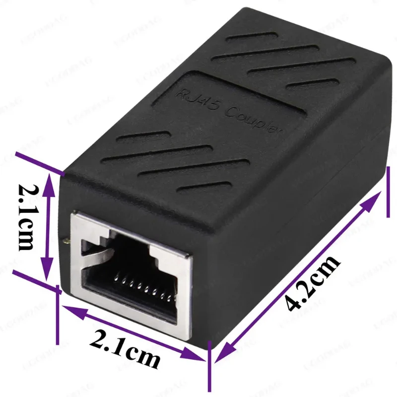 RJ45 Network Cable Coupler RJ45 Adapter Female to Female Ethernet Cable LAN Connector For Cat6 Cat5e in Line Ethernet Coupler