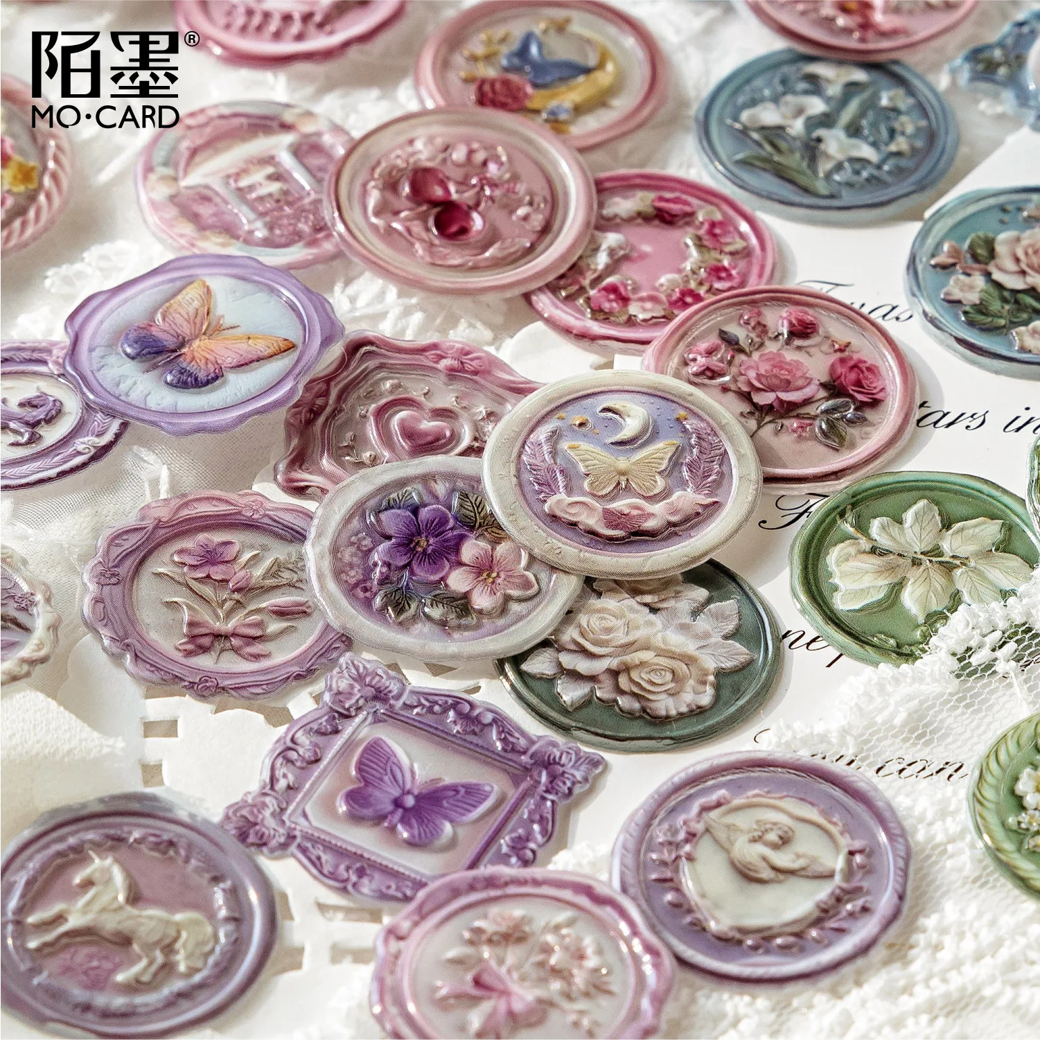 15 pcs/pack Circular dropper sticker pack Stickers Labels Decorative Scrapbooking hand made Diy Diary Album Craft Supplies