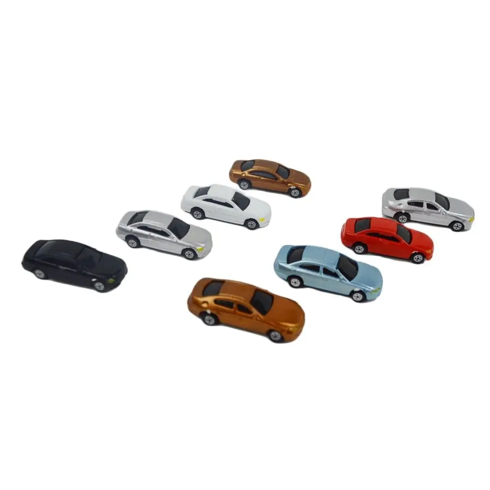 Scale 1:200 Model Car Miniature Scene Layout Material Kids Toys Vehicle For Diy Sand Table Landscape Diorama Kits 100pcs