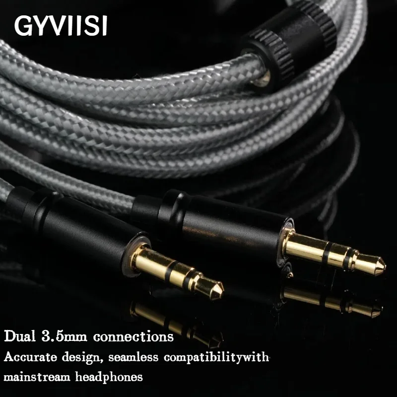 GVS-25 High-Conductivity OFC HiFi Upgrade Cable, Gold-Plated Plug, 3.5/4.4mm for Hifiman Arya/HE1000se/HE6se/ANANDA NANO/SUNDARA image 2
